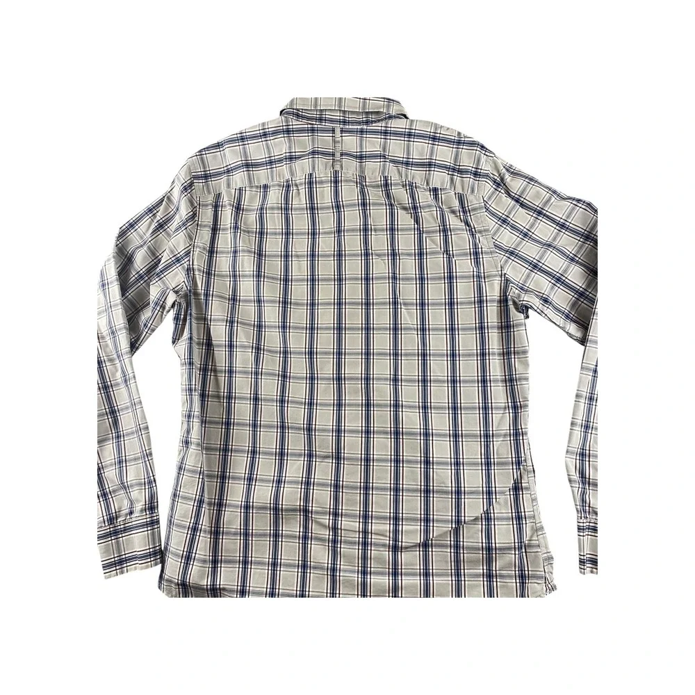Banana Republic Grant Slim Fit Plaid Button Down‎ Shirt Mens Size M